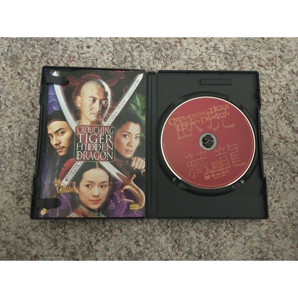 Crouching Tiger Hidden Dragon DVD 2000 Sony Pictures Ang Lee Martial Arts Movie - Picture 2 of 3